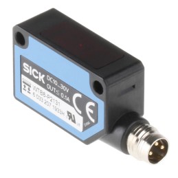 1 pcs - Sick Background Suppression Photoelectric Sensor, Block Sensor, 30 mm - 300 mm Detection Range