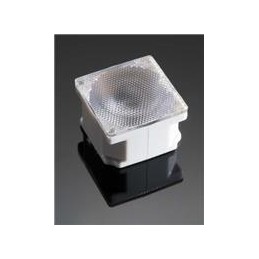 1 pcs : CA10554_ROSE-HLD-RE-WHT - LED Lighting Lenses Assemblies Assembly square 1 Pos 21,6mm (D) mm(H)