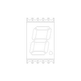 1 pcs : LTS-4817CTB-P - LED Displays & Accessories Sing Dig Blue 470nm 0.39' Com Anode