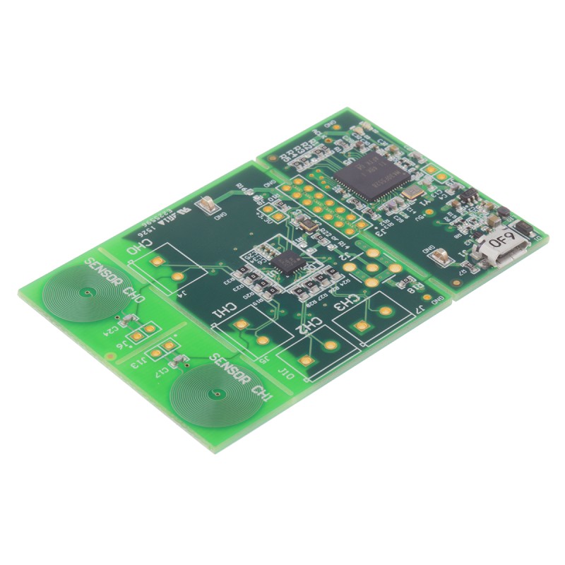 1 pcs - Texas Instruments LDC1614EVM, Inductance to Digital Converter Evaluation Module for LDC1614