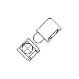 1 pcs : 591-3001-007F - LED Circuit Board Indicators 3MM RED/GREEN