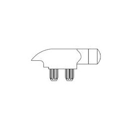 1 pcs : 7511A62 - LED Light Pipes LIGHT PIPE RIGHT ANGLE