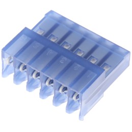 10 pcs - TE Connectivity 6-Way IDC Connector Socket for Cable Mount, 1-Row