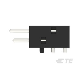 1 pcs - TE Connectivity, ICCON 6mm Pitch Power Backplane Power Connector, PIN, Right Angle, 1 Column, 1 Row, 2 Way, 2367