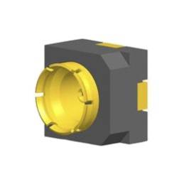 1500 pcs - Amphenol RF MMCX Series, jack MMCX Connector, 50Ω, Solder Termination, Straight Body