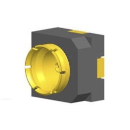 1500 pcs - Amphenol RF MMCX Series, jack MMCX Connector, 50Ω, Solder Termination, Straight Body