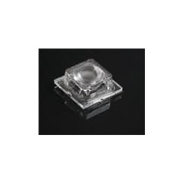1 pcs : CA16370_HB-SQ-W - LED Lighting Lenses Assemblies Lens square 1 Pos 25x25mm (D) 9,96mm(H)