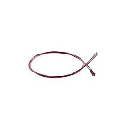 1 pcs : PM3HDLW19.0-NS - LED Panel Mount Indicators 3mm Panel Mnt HE Red Diff Lens 19in Wire