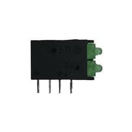1 pcs : 571-0122-100F - LED Circuit Board Indicators Green Diffused