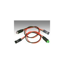 1 pcs : PM5SRDW9.0 - LED Panel Mount Indicators Supr Red 660nm 40mcd Diff Lens Wire