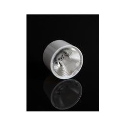 1 pcs : CA18989_LEILA-Y-SS-HLD2-WHT - LED Lighting Lenses Assemblies -14 smooth spot beam, 14.8 mm high assembly with star pcb-h