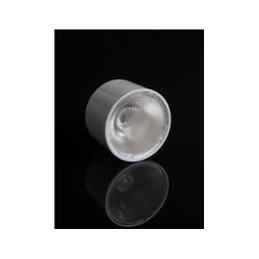 1 pcs : CA18990_LEILA-Y-M-HLD2-WHT - LED Lighting Lenses Assemblies -25 medium beam, 14.8 mm high assembly with star pcb-holder,