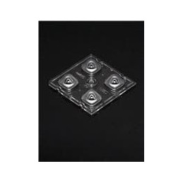 1 pcs : C14680_STRADA-2X2-VSM - LED Lighting Lenses Lens square 50x50mm(D)6.14mm(H)
