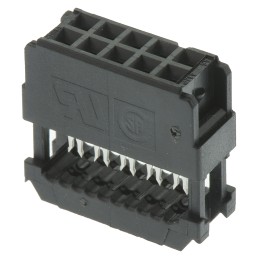 1 pcs - TE Connectivity 10-Way IDC Connector Socket for Cable Mount, 2-Row