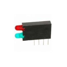 1 pcs : 5682F1_5 - LED Circuit Board Indicators Red/Green Diffused BI-LEVEL