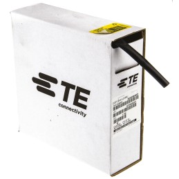 1 Reel of 8 M - TE Connectivity Halogen Free Heat Shrink Tubing, Black 6.4mm Sleeve Dia. x 8m Length 2:1 Ratio, CGPT Series