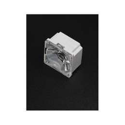 1 pcs : FA15229_ROSE-MRK-S - LED Lighting Lenses Assemblies Lens square 21.6x21.6mm(D)12.9mm