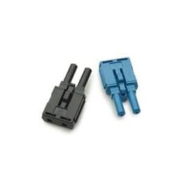 1 pcs : AFBR-452BZ - Fibre Optic Connectors POF DPLX CONN BLUE