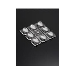 1 pcs : C16118_STRADELLA-8-HV-HB-O - LED Lighting Lenses Rectangle Lens Array 8 Position