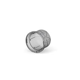 1 pcs : 2329013-2 - LED Lighting Lenses LUMAWISE End S, 40mm dome,smoke gray,tall