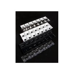 1 pcs : C16870_DAISY-7X1-WW - LED Lighting Lenses Linear lens rectang 7 Pos mm (D)