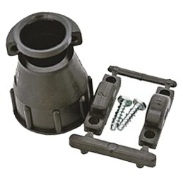 1 pcs - TE Connectivity Black Thermoplastic Cable Clamp, 17.86mm Max. Bundle