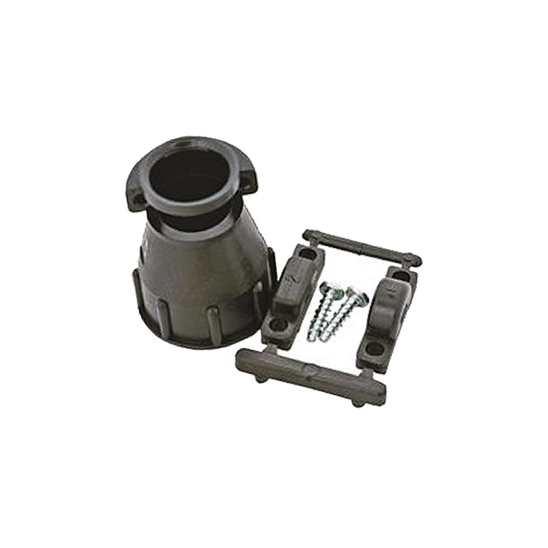 1 pcs - TE Connectivity Black Thermoplastic Cable Clamp, 17.86mm Max. Bundle