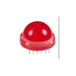 1 pcs : DLC/6SURKD - Standard LEDs - Through Hole RED LED 20MM DIAMETER 12 PIN