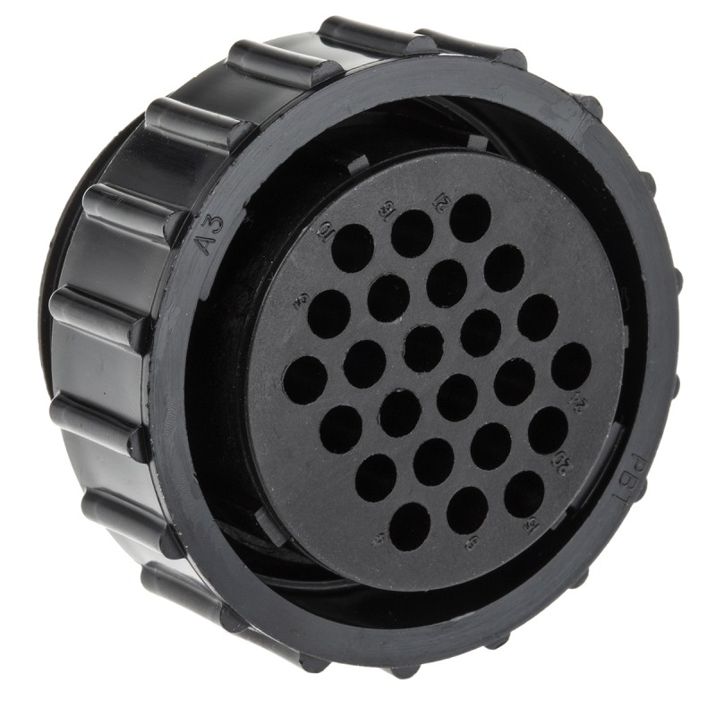 1 pcs - TE Connectivity Circular Connector, 24 Contacts, Cable Mount, Plug, Female, CPC Series 1 Series