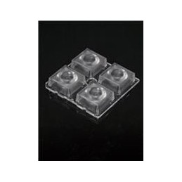 1 pcs : C14605_HB-2X2-RW - LED Lighting Lenses Lens array square 50x50mm(D)8.5mm(H)