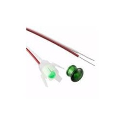 1 pcs : 5400A5 - LED Panel Mount Indicators GREEN DIFFUSED 5/16' MOUNTING HOLE