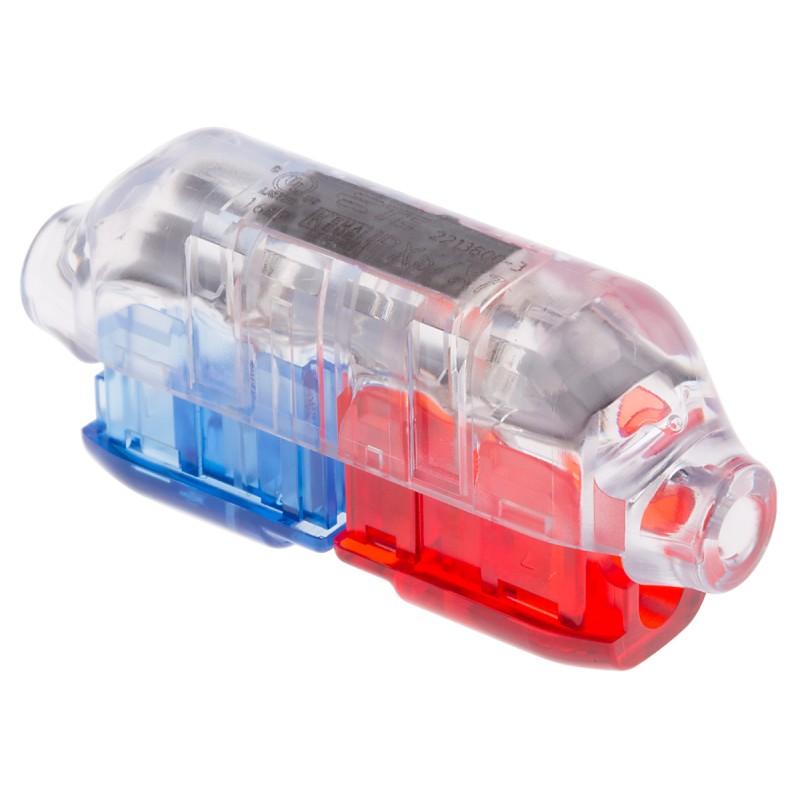 1 pcs - TE Connectivity In Line Splice Connector, Clear, Insulated, Tin 0.75 - 1.5 mm², 1.5 - 2.5 mm², 16