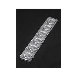 1 pcs : C14275_SHELLY-T-6X1-N - LED Lighting Lenses Lens Asymmetric 119.8mmX19.6mmX7mmH