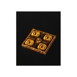 1 pcs : C18606_AMBER-2X2-VSM - LED Lighting Lenses IESNA Type V Beam for Wide Areas Lighting