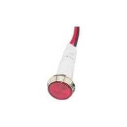 1 pcs : FL1P-10NW-4-R24V - LED Panel Mount Indicators LED RED 10MM NUT 24VAC/DC