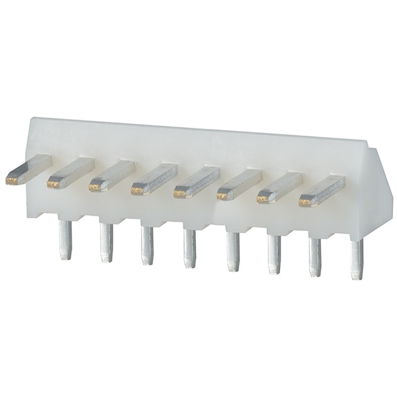 10 pcs - JST NH Series Right Angle Through Hole Pin Header, 8 Contact(s), 2.5mm Pitch, 1 Row(s), Unshrouded