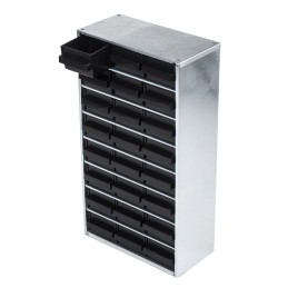 1 pcs - Raaco 24 Drawer ESD Cabinet, 555 x 307 x 150mm
