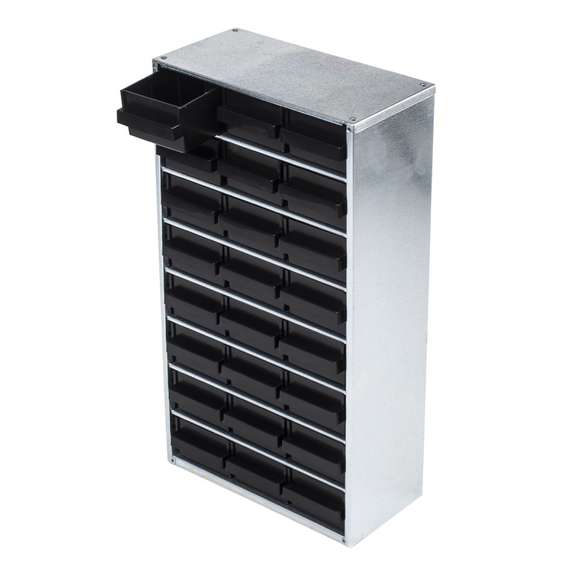 1 pcs - Raaco 24 Drawer ESD Cabinet, 555 x 307 x 150mm