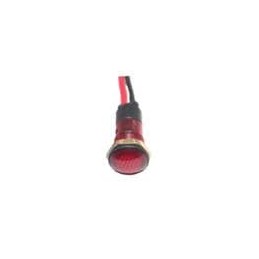 1 pcs : FL1P-8NW-1-R24V - LED Panel Mount Indicators LED RED 8MM NUT 24VAC/DC