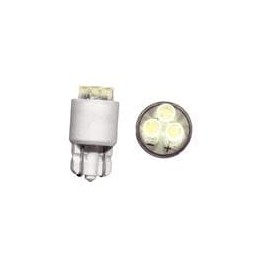 1 pcs : LE-0903-02W - LED Replacement Lamps - Based LEDs White 12V AC/DC T-3 1/4 Wedge Base