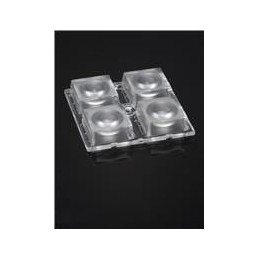 1 pcs : C13605_HB-2X2-RW - LED Lighting Lenses Assembly Square 21.6 x 21.6mm