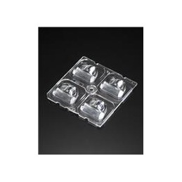 1 pcs : C12362_STRADA-2X2-DWC - LED Lighting Lenses Rectangular Lens 4 position