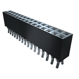 1 pcs - Samtec SSQ Series Straight Through Hole Mount PCB Socket, 50-Contact, 1-Row, 2.54mm Pitch, Solder Termination