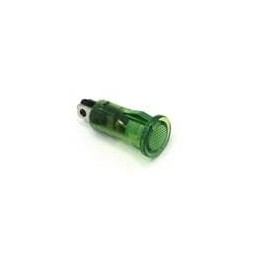 1 pcs : 655-1204-104F - LED Panel Mount Indicators 0.5in SnapIn PCB FLAT GREEN