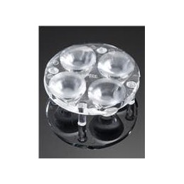 1 pcs : C12288_ANGIE-W - LED Lighting Lenses Round Lens 37 Degrees FWHM