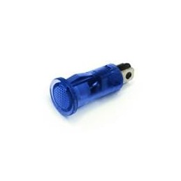 1 pcs : 655-1404-104F - LED Panel Mount Indicators 0.5in SnapIn PCB FLAT BLUE