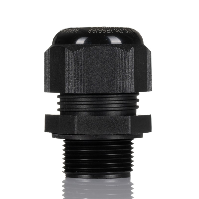 10 pcs - Kopex-EX CGM Series Black Nylon Cable Gland, M32 Thread, 15mm Min, 21mm Max, IP66, IP68