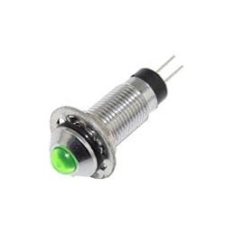 1 pcs : FL1M-8SJ-3-G3V - LED Panel Mount Indicators LED GRN 8MM NUT 3VAC/DC