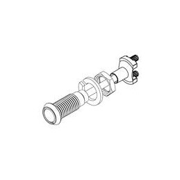 1 pcs : SF3-6.0-F9P67PR - LED Light Pipes IP67 SMFLP Light Pipe System, 2mm Optical Fiber Core, 6.0 in. Length, Front Mount, 9mm