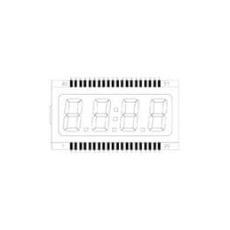 1 pcs : LCD-S401C71TR - LCD Numeric Display Modules .71' 4 Digit TN REF